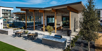 Patio lounge with ping pong & bbq grills